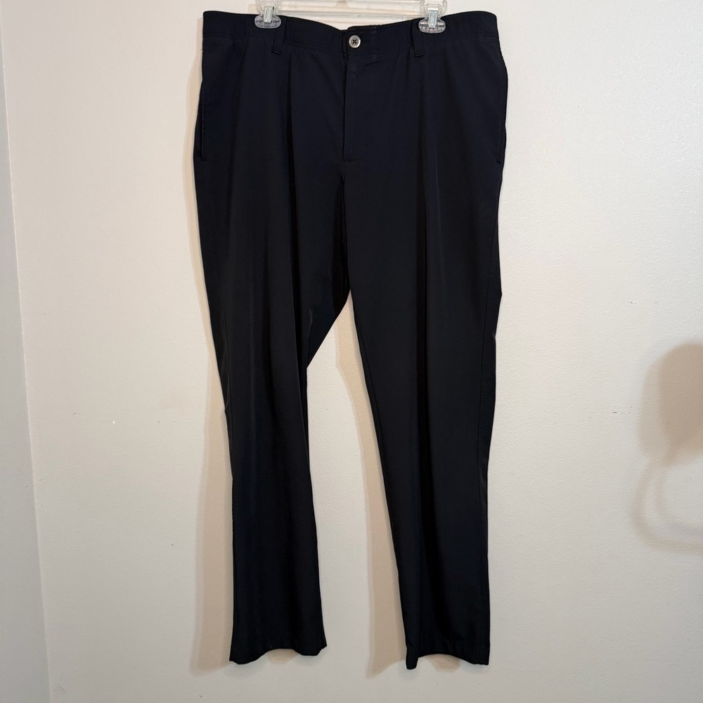 Under Armour UA‎ Drive Black Golf Pants Mens Office Stretch Performance 40x30 40